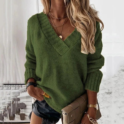 Jane Cosy V-neck jumper