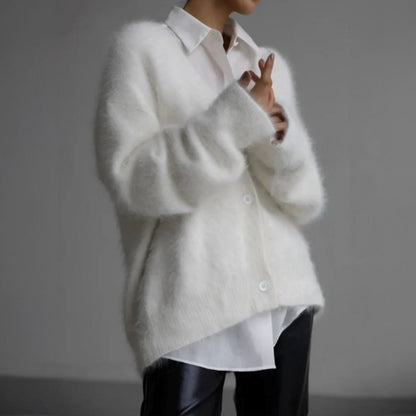 Eliza Comfortable Fur Cardigan