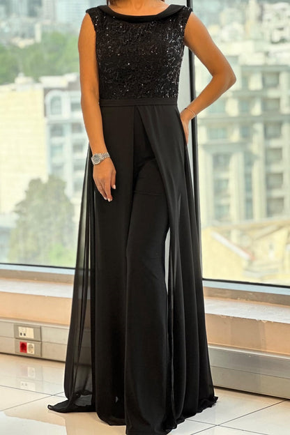 Skye Textured Tulle Jumpsuit