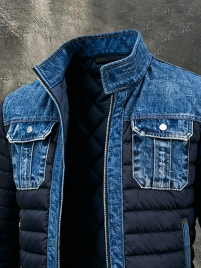 Ares Hybrid Quilted Denim jacket