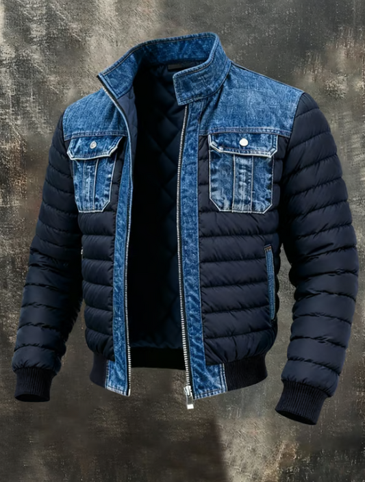 Ares Hybrid Quilted Denim jacket