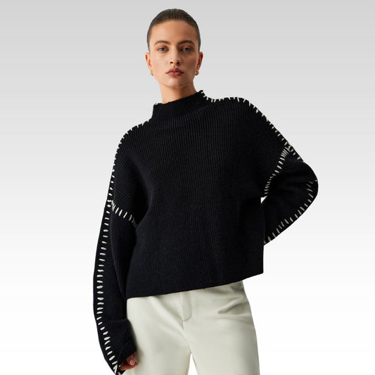 Alma Oversized turtleneck jumper