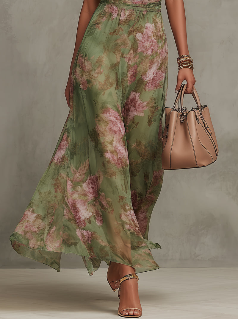 Emma Long floral dress