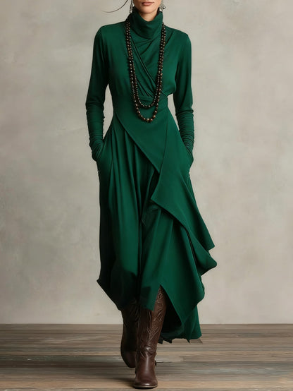 Arielle Vintage Asymmetrische Coljurk