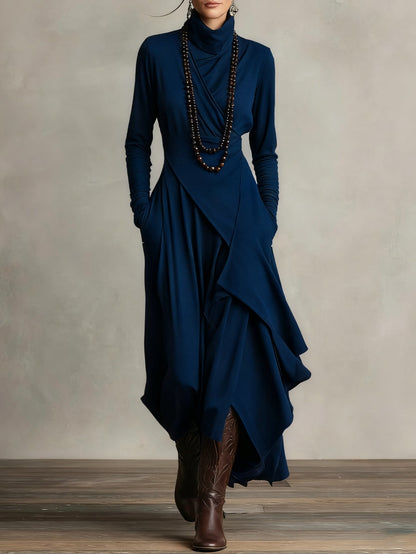 Arielle Vintage Asymmetrische Coljurk