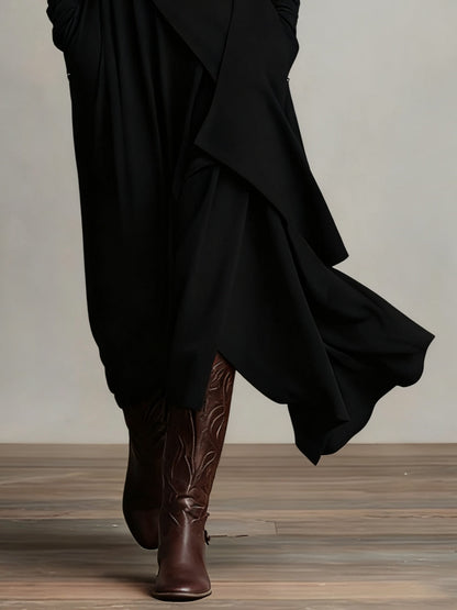 Arielle Vintage Asymmetrische Coljurk