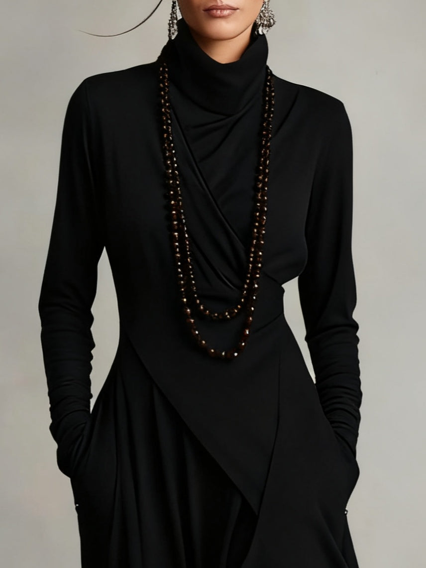 Arielle Vintage Asymmetrische Coljurk