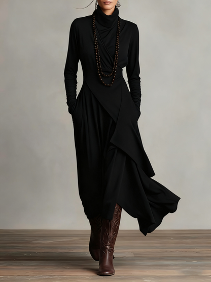 Arielle Vintage Asymmetrische Coljurk
