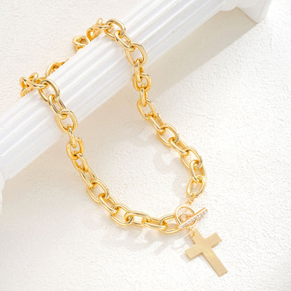 Toggle-ketting met kruisje