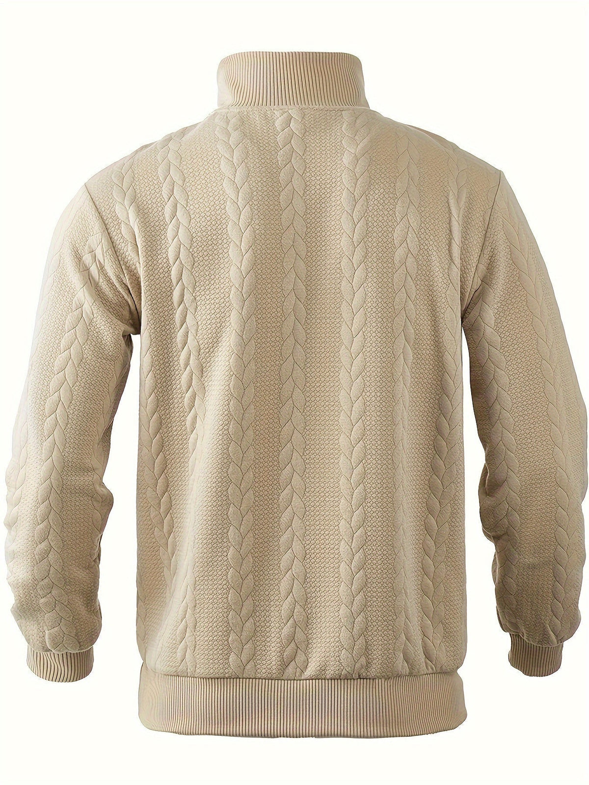 Benoît Vintage Zip-Up Sweater with Elegant Design