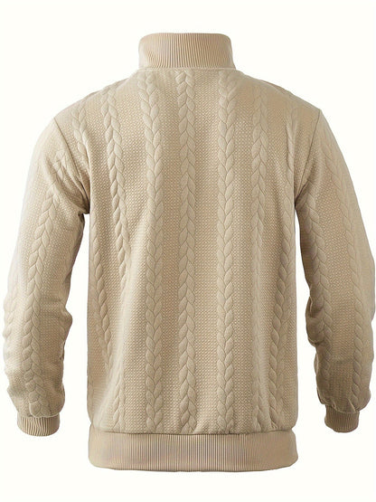 Benoît Vintage Zip-Up Sweater with Elegant Design