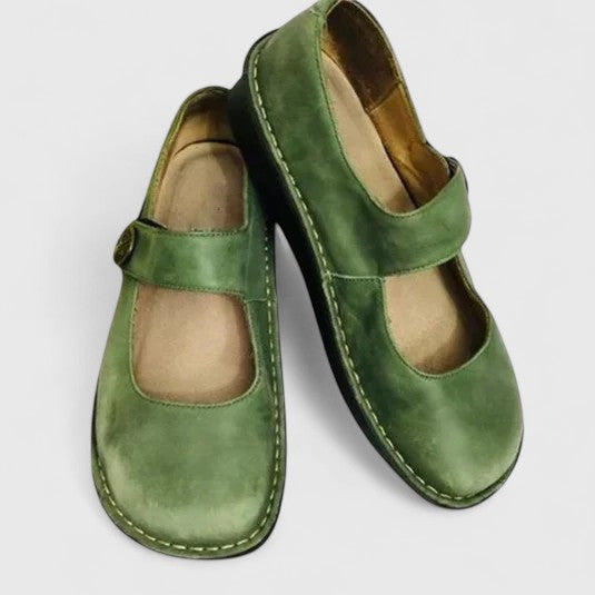 Monique Loafer van gepatineerd leer