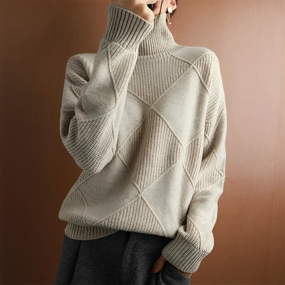 Marcelle Chunky Turtleneck Jumper