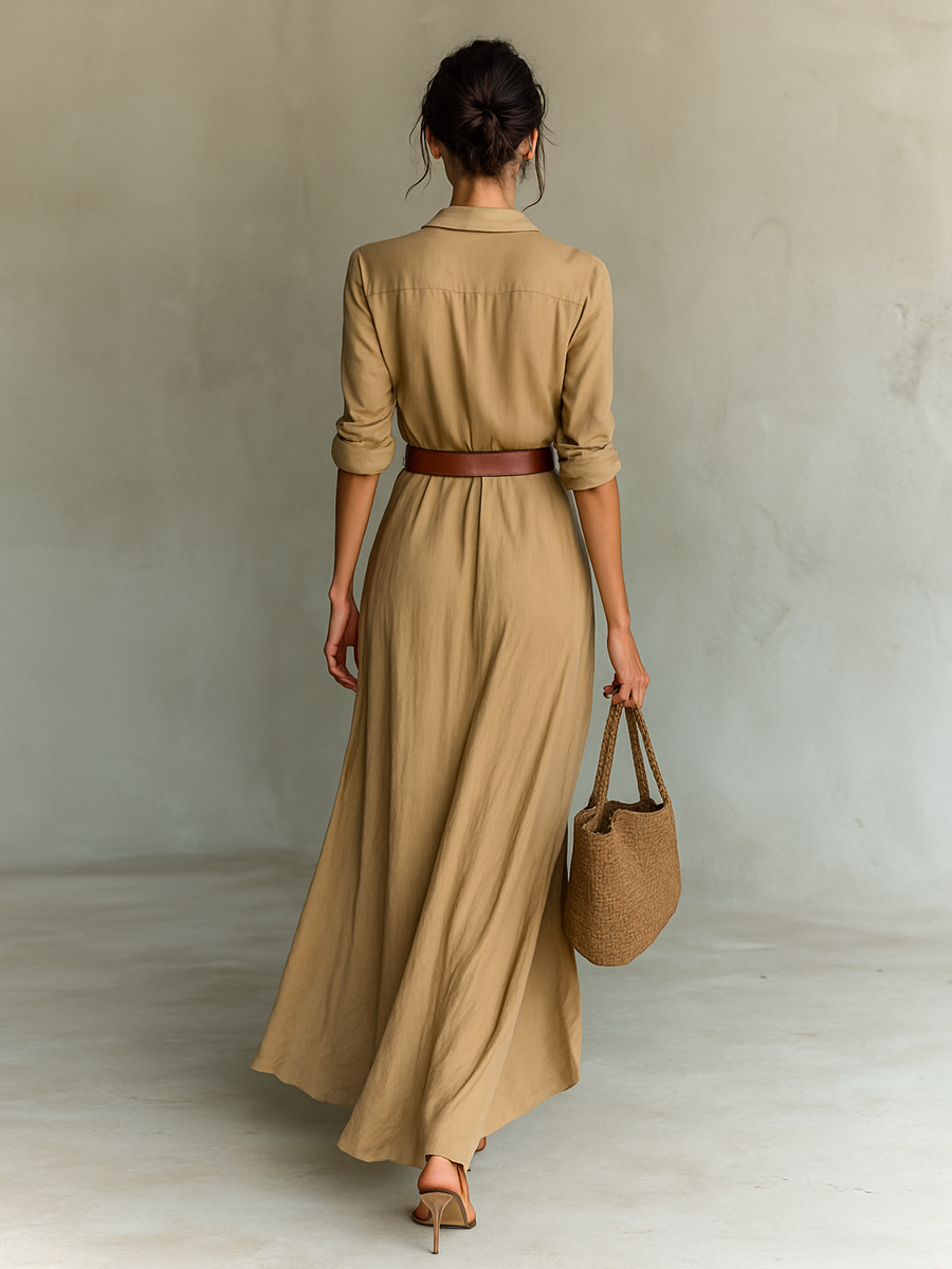 Victorie Lange Casual Jurk