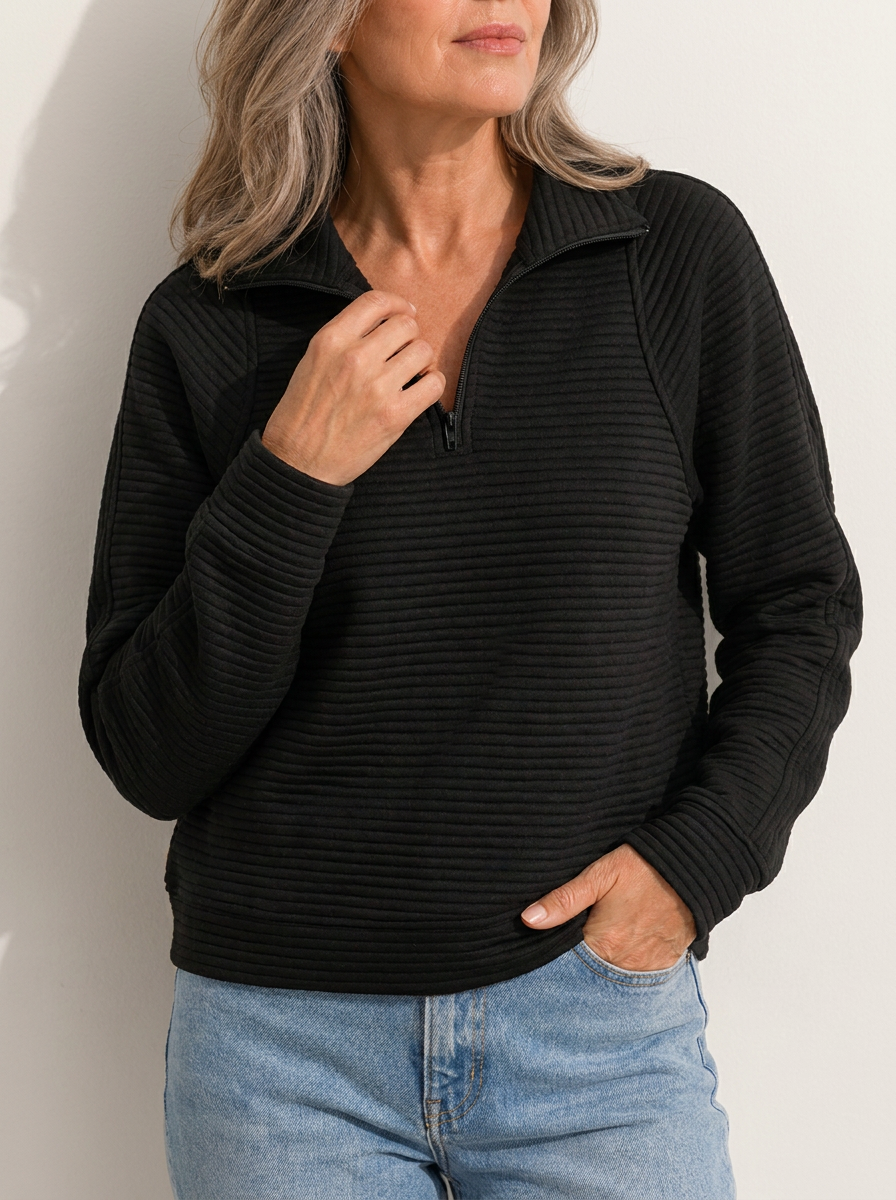 Vilja Half-zip jumper
