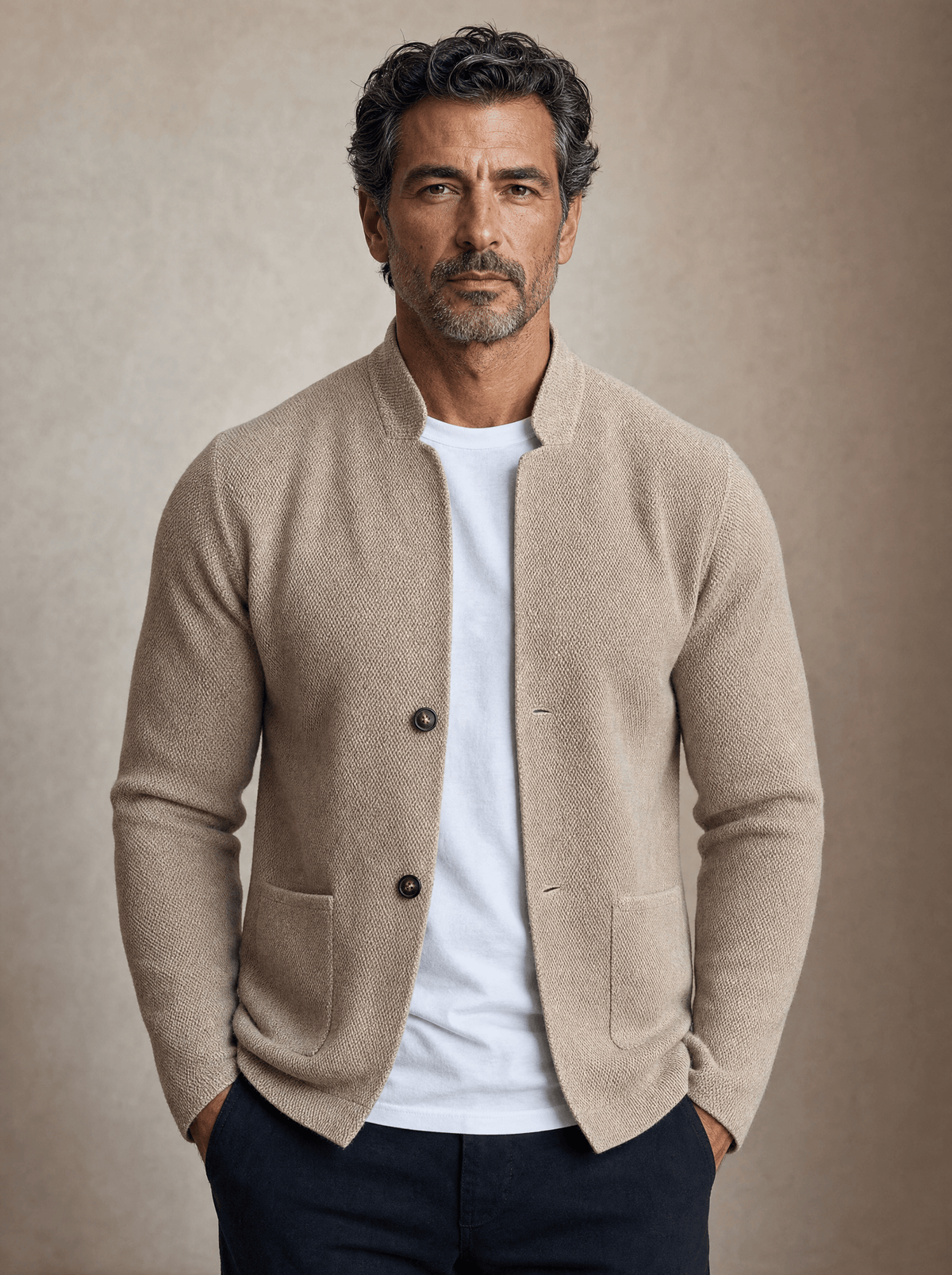 Joris Premium Gebreide Herenblazer