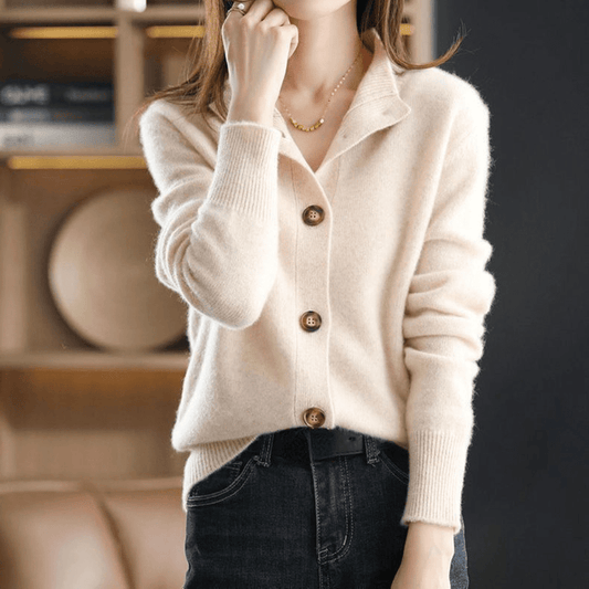 Annette Knitted Cashmere Vest