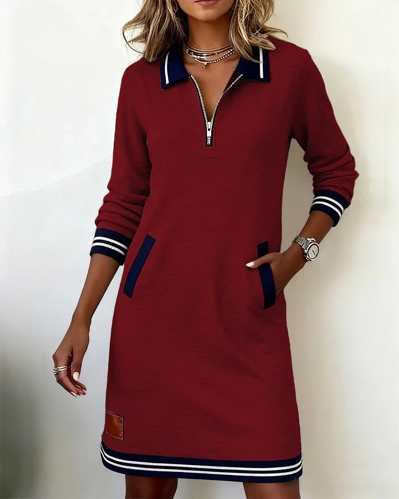 Naomi Long Sleeve Cotton Dress