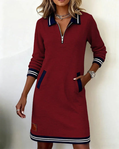 Naomi Long Sleeve Cotton Dress