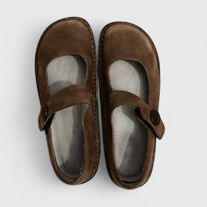 Monique Loafer van gepatineerd leer