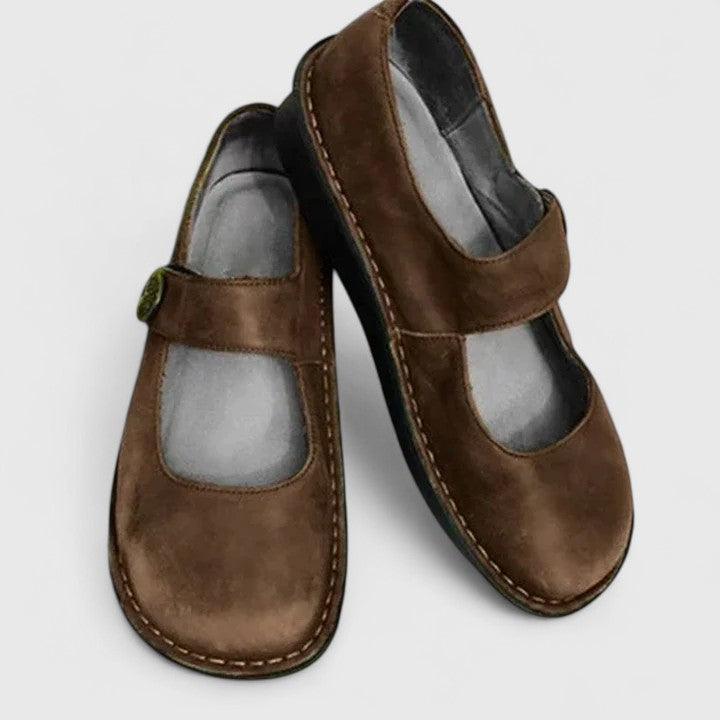 Monique Loafer van gepatineerd leer