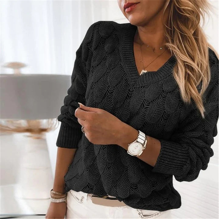 Noemier V-neck jumper