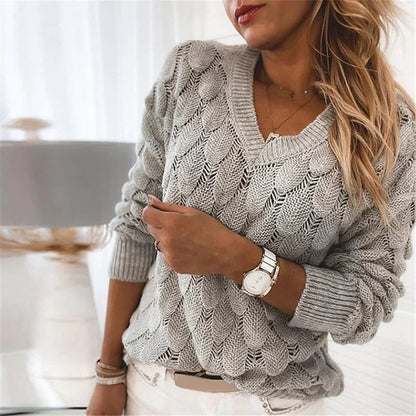 Noemier V-neck jumper