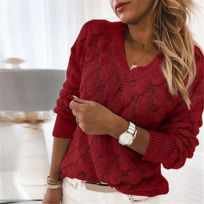 Noemier V-neck jumper