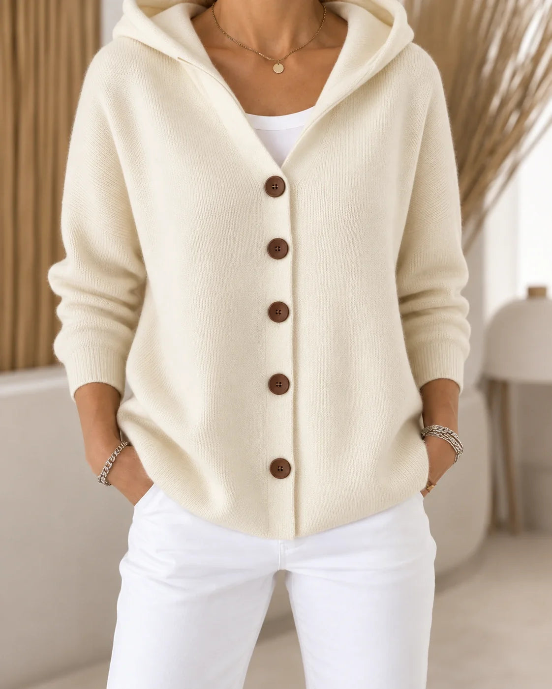 Tessa Licht Vest met Capuchon