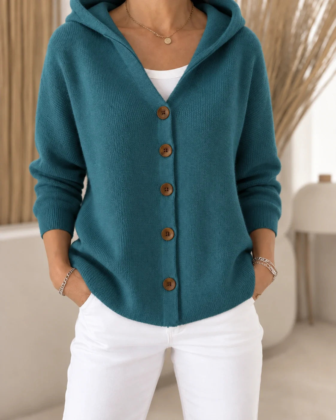 Tessa Licht Vest met Capuchon