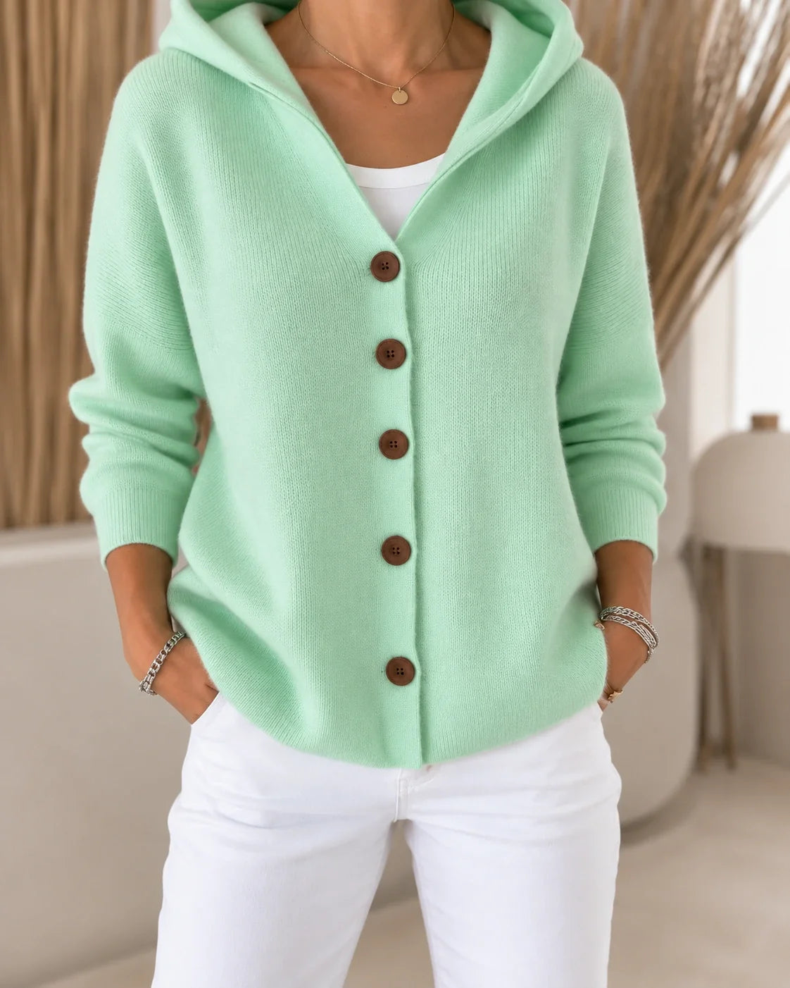 Tessa Licht Vest met Capuchon