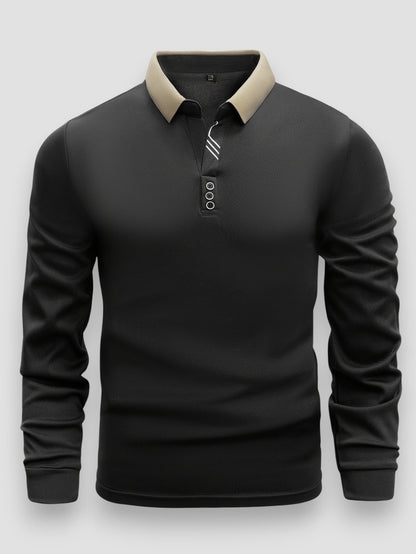 Beeckhoven Luxe Long Sleeve Polo