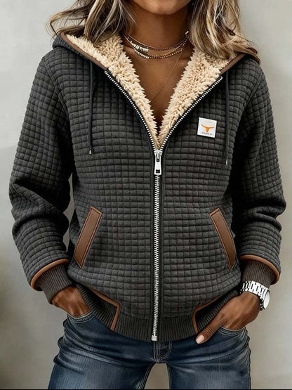 Lotte Gequilte Sherpa Winterjas