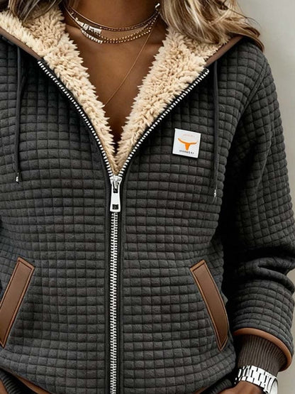 Lotte Gequilte Sherpa Winterjas