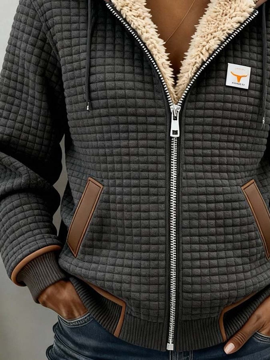 Lotte Gequilte Sherpa Winterjas